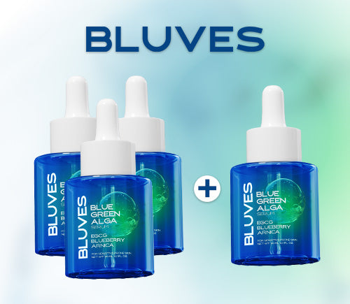 3 Bluves Blue Serums +1 Free Gift